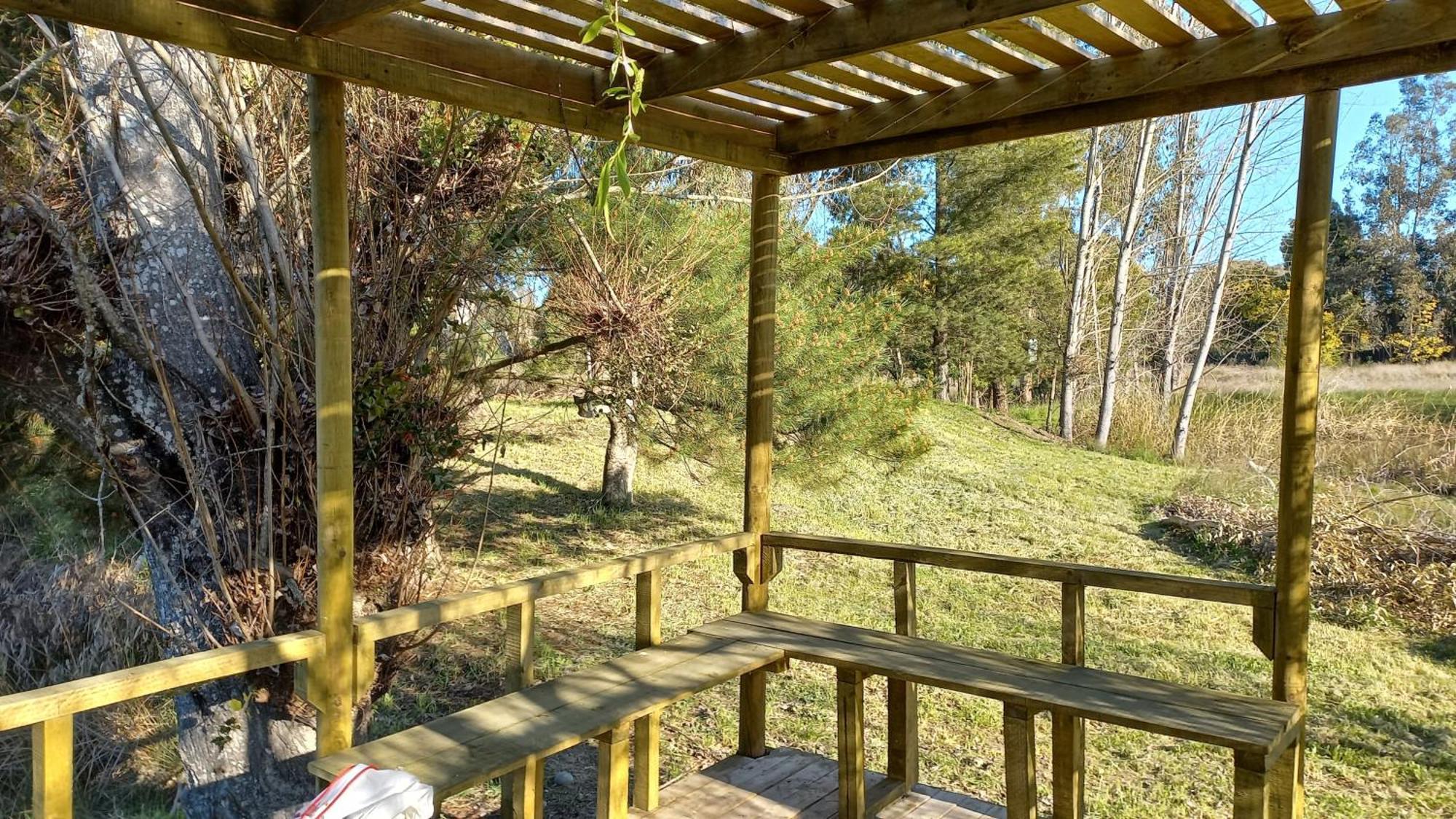 La Casa De Adobe Natural Y Mas Bulnes Bagian luar foto
